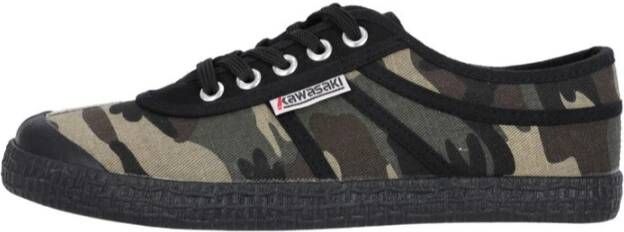 Kawasaki Camo Canvas Schoen Olive Night Multicolor Dames