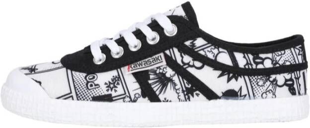 Converse Cartoon Canvas Schoen Wit White Dames