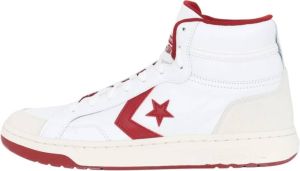 Converse Casual herensneakers met tonale leren en suède details Wit Heren