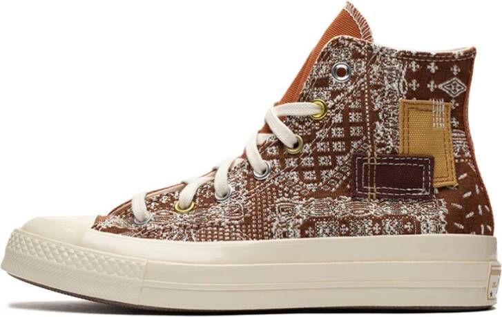 Converse Chuck 70 Patchwork Sneakers Brown Dames