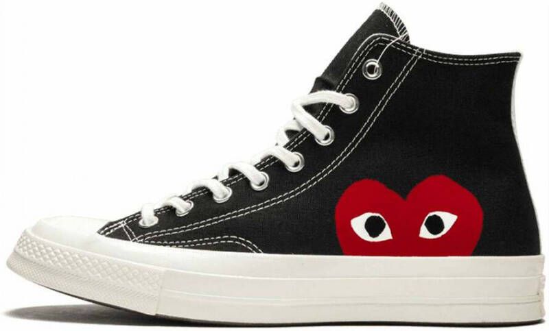 Comme des Garçons Play Zwarte Canvas Chuck Taylor 70 High-Top Sneakers Zwart Unisex - Foto 2