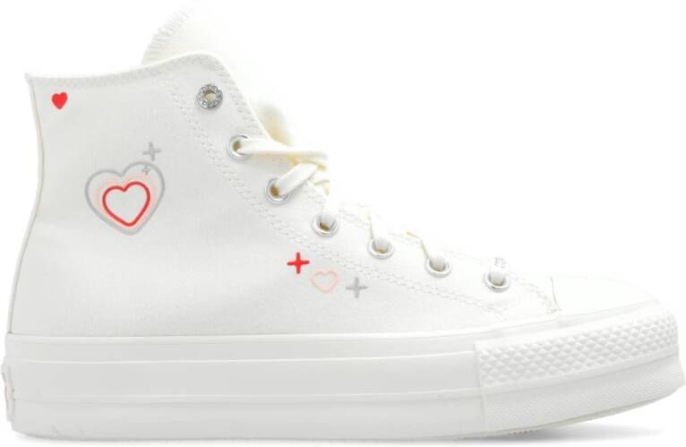 Converse Chuck 70 Y2K Heart hoge sneakers White Dames