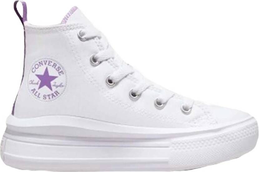 Converse Chuck Taylor All Star Move Platform Fashion sneakers Schoenen white pixel purple white maat: 38.5 beschikbare maaten:38.5 - Foto 3