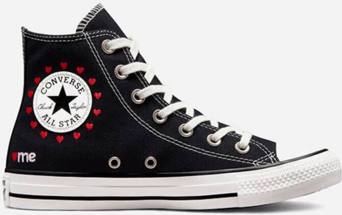 Converse chuck taylor all star embroidered hearts a01602c Zwart Dames - Foto 2