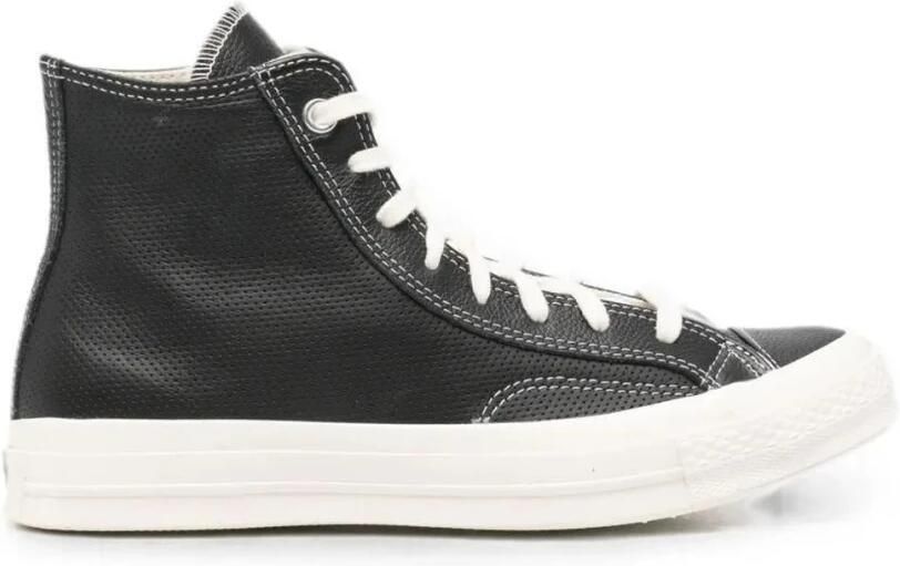 Converse Chuck 70 High Top Perforated Leather Sneakers