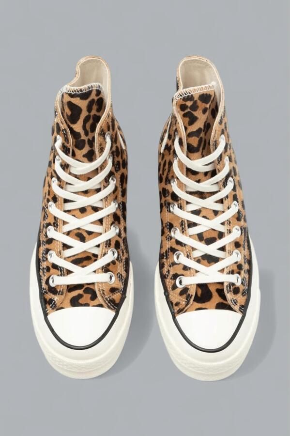 Converse Chuck 70 Leopard Pony Hair Sneakers - Foto 5