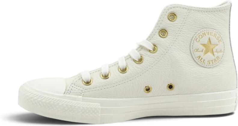 Converse Chuck Taylor All Star Hi Sneakers Dames Leren Sneaker Beige - Foto 9