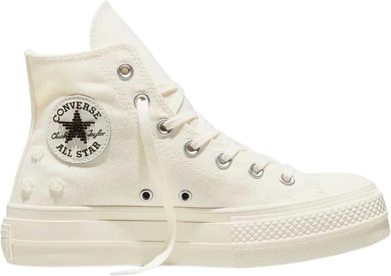 CONVERSE Sneakers hoog 'CTAS' zwart natuurwit