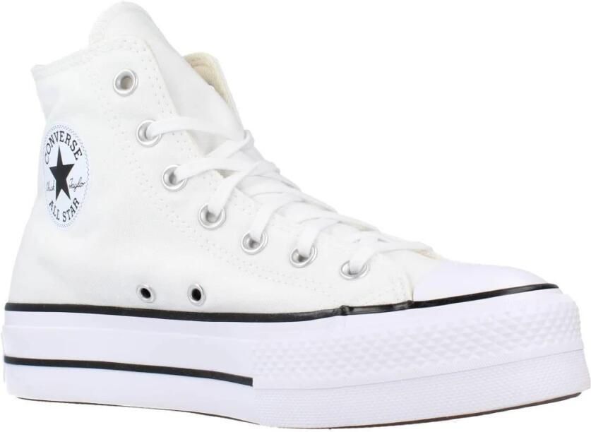 Converse Chuck Taylor All Star Platform High Leather Dames Schoenen White Textil Foot Locker - Foto 9