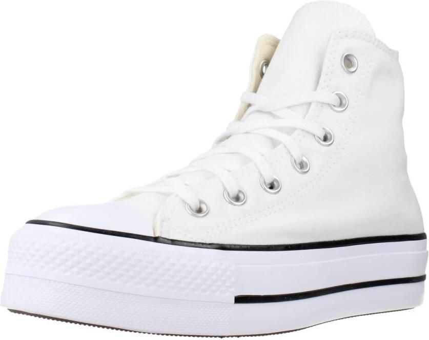 Converse Chuck Taylor All Star Platform High Leather Dames Schoenen White Textil Foot Locker - Foto 11