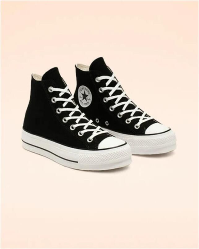 Converse Platform Casual Sneakers Geïnspireerd door de Jaren 90 voor Zwart - Foto 14
