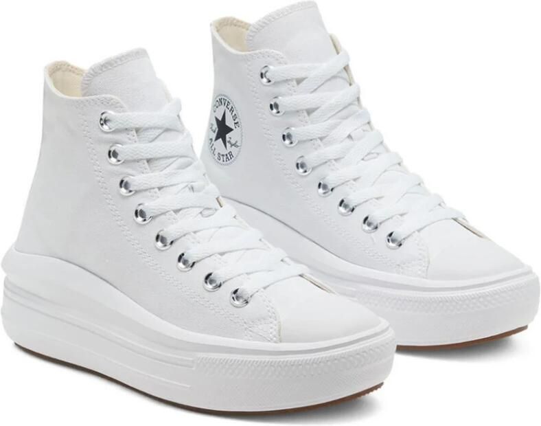 Converse Chuck Taylor All Star Move Fashion sneakers Schoenen white nature ivory black - Foto 7