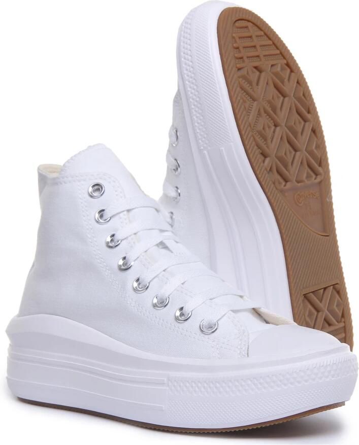 Converse Chuck Taylor All Star Move Fashion sneakers Schoenen white nature ivory black - Foto 5