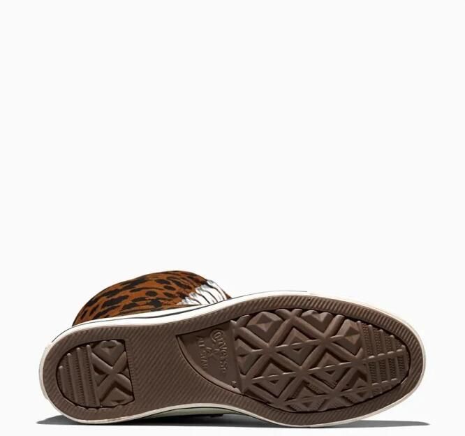 CONVERSE Sneakers hoog 'CTAS' chocoladebruin cognac zwart wit - Foto 5