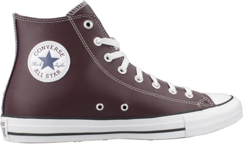 Converse Faux Leather High Top Sneakers