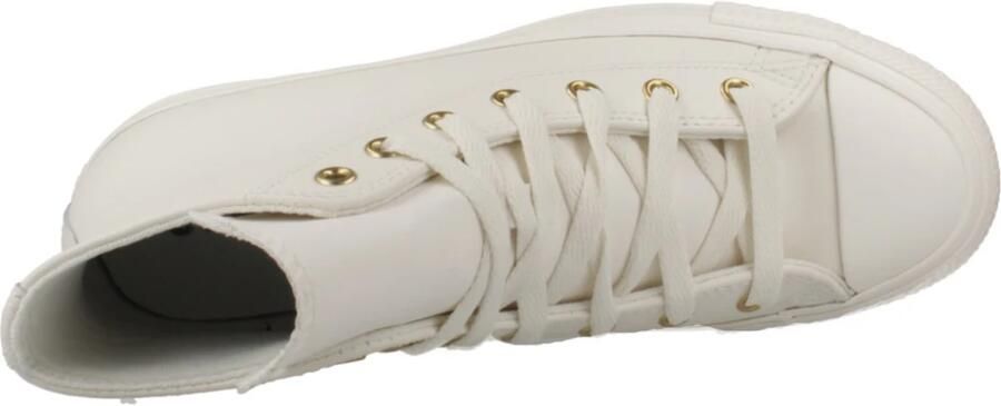 Converse Chuck Taylor All Star Hi Sneakers Dames Leren Sneaker Beige - Foto 10
