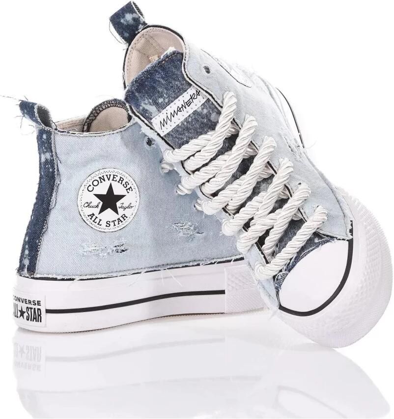 Converse Lichtblauwe Platform Sneakers voor Vrouwen