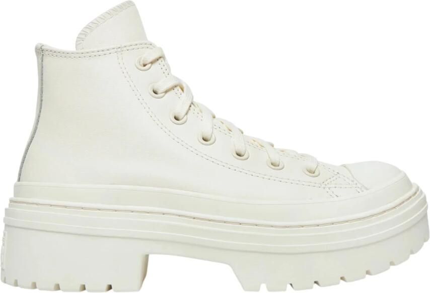 Converse Chuck Taylor All Star Heel Hi Sneakers Dames Leren Sneaker Wit