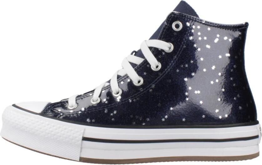Converse CHUCK TAYLOR ALL STAR EVA LIFT HI Blauw - Foto 3