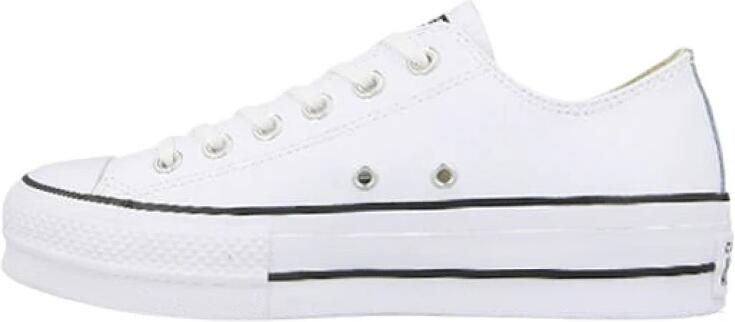 Converse Chuck Taylor All Star Lift Ox Lage sneakers Leren Sneaker Dames Wit - Foto 5