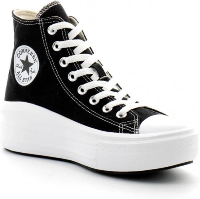 Converse Ctas Move Hi Zwart Natuurlijk Ivoor Wit Sneakers Streetwear Vrouwen - Foto 3