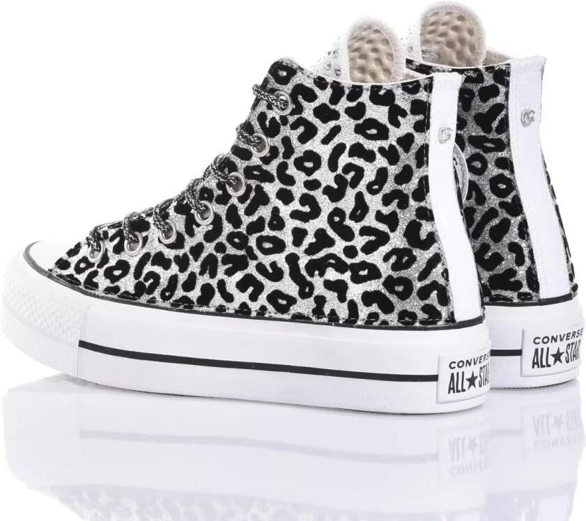 Converse Zilveren Platform Sneakers voor Vrouwen