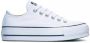 Converse Chuck Taylor All Star Lift Ox Lage sneakers Leren Sneaker Dames Wit - Thumbnail 14