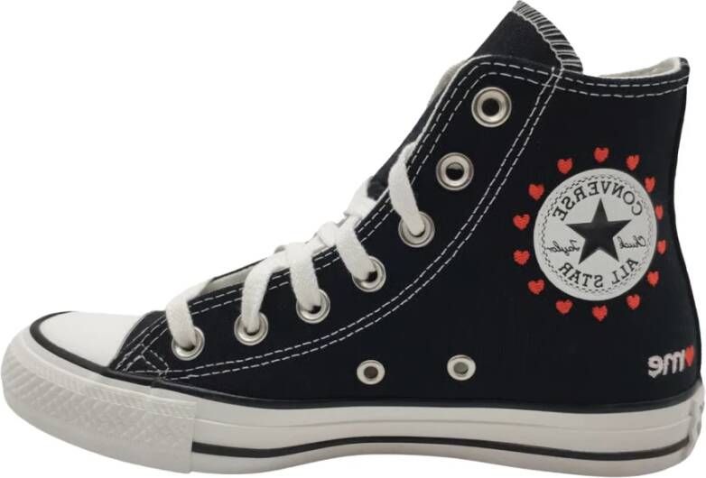 Converse Geborduurde Hearts High Top Sneakers