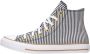 Converse Gestreepte hoge sneakers Herringbone stijl Multicolor Dames - Thumbnail 8