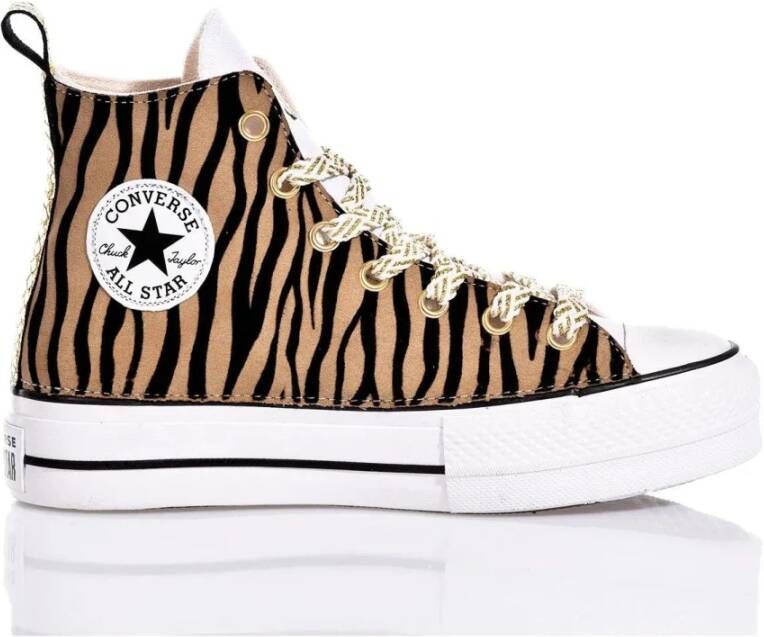 Converse Gouden Zebra Glam Dames Sneakers