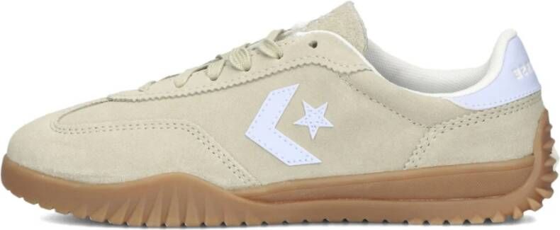 Converse Run Star Trainer Sneakers Dames Beige Suède