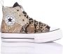 Converse Handgemaakte Champagne Gouden Sneakers Multicolor Dames - Thumbnail 1