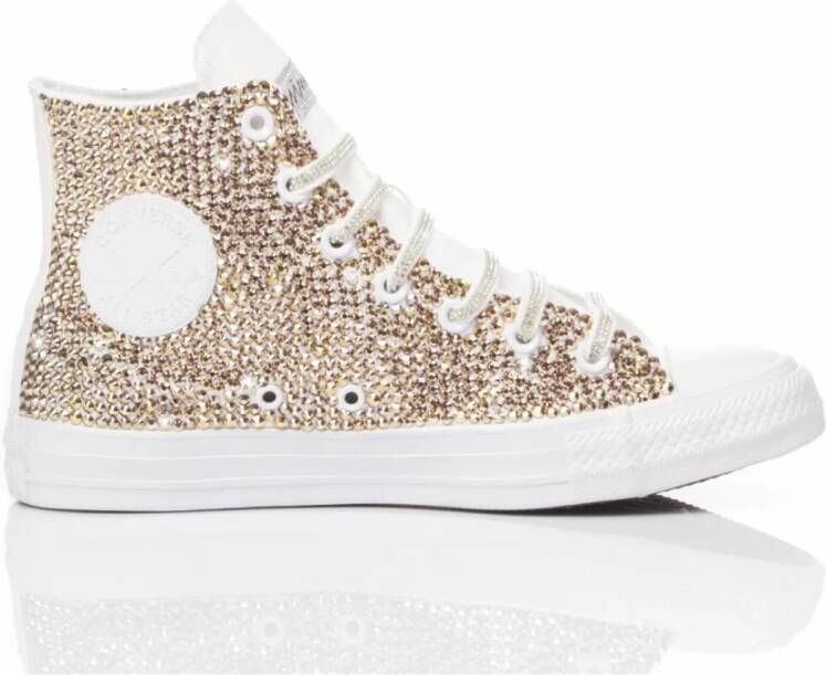 Converse Handgemaakte Witte Sneakers voor Vrouwen Multicolor Dames