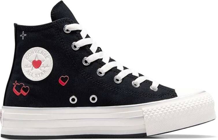 Converse All Star Lift High Valentine's Day Junior Black Kind