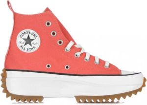 Converse Hoge Top Dames Run Star Hike Sneakers Roze Dames