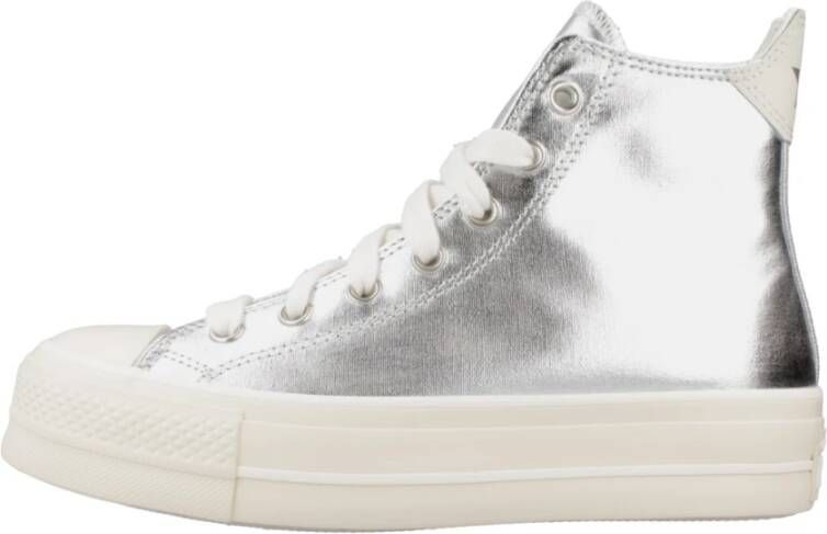 Converse Hoge Top Mode Sneakers Gray Dames