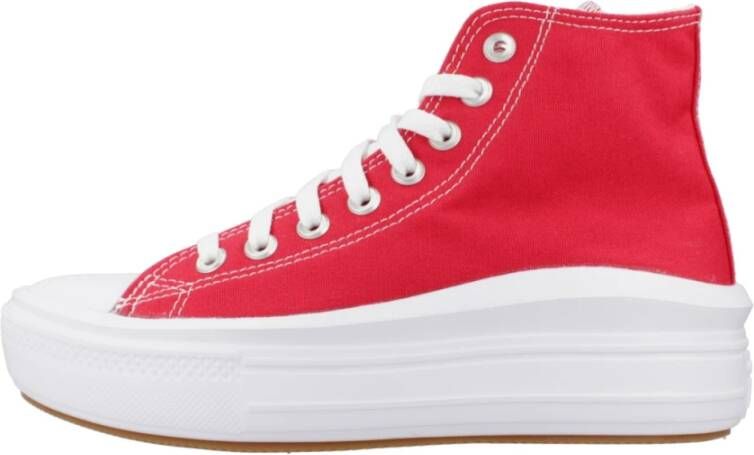 Converse Hoge-Top Mode Sneakers Red Dames