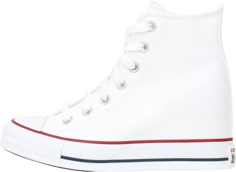 Converse Ctas Wedge Dames Schoenen Wit Maat: 37.5 Canvas Foot Locker