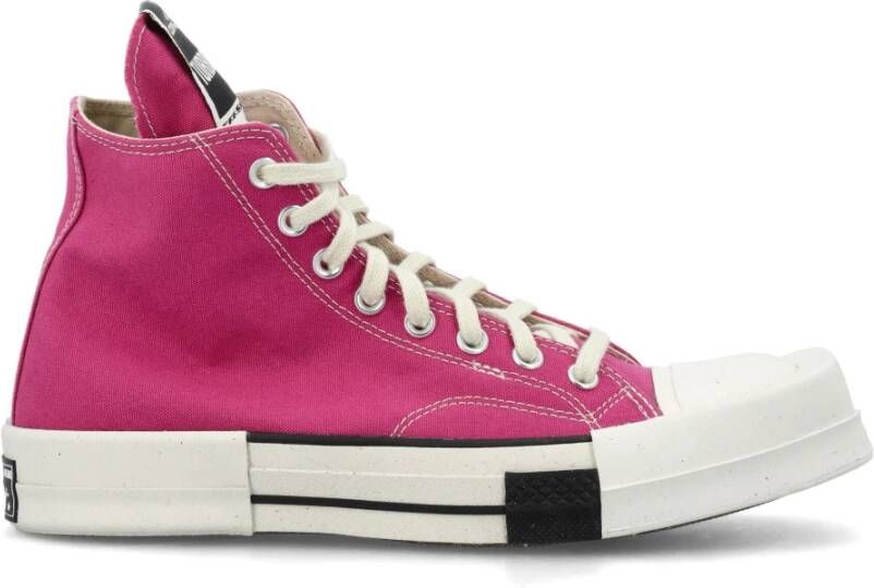 Converse Hot Pink Laceless High-Top Sneakers Pink Heren