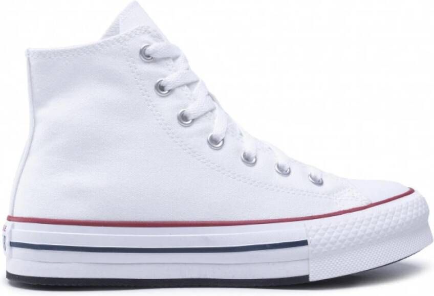 Converse Chuck Taylor All Star Eva Lift Canvas Platform (gs) Fashion sneakers Schoenen white garnet maat: 37 beschikbare maaten:36 37.5 38 39 - Foto 3