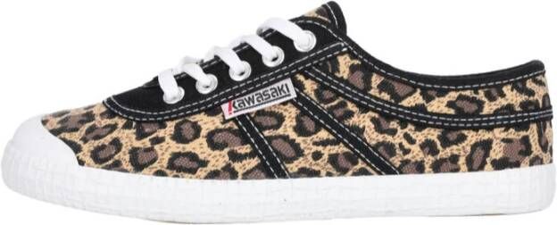 Kawasaki Ster Canvas Schoen Luipaardprint Multicolor Dames