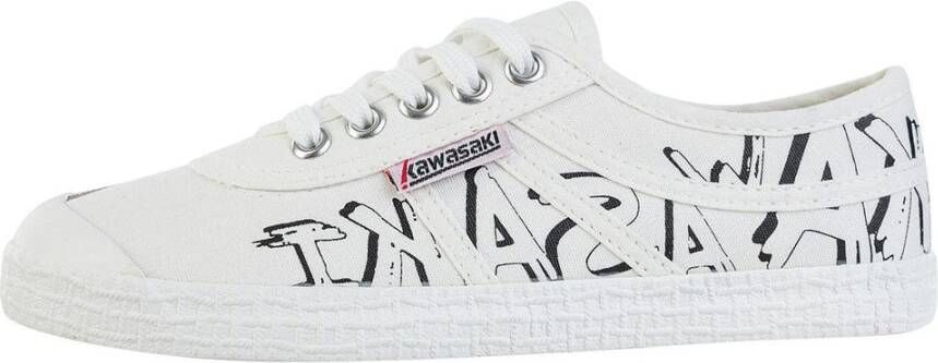 Converse Kawasaki Graffiti Canvas Schoen White