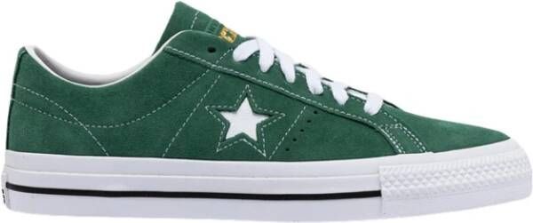 Converse Klassieke Suede Sterdetail Sneakers Green Heren