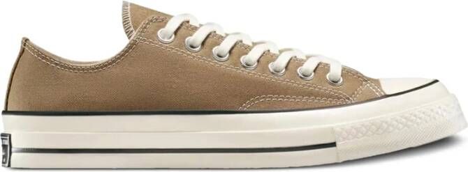 Converse Lichtbruine Canvas Lage Sneaker