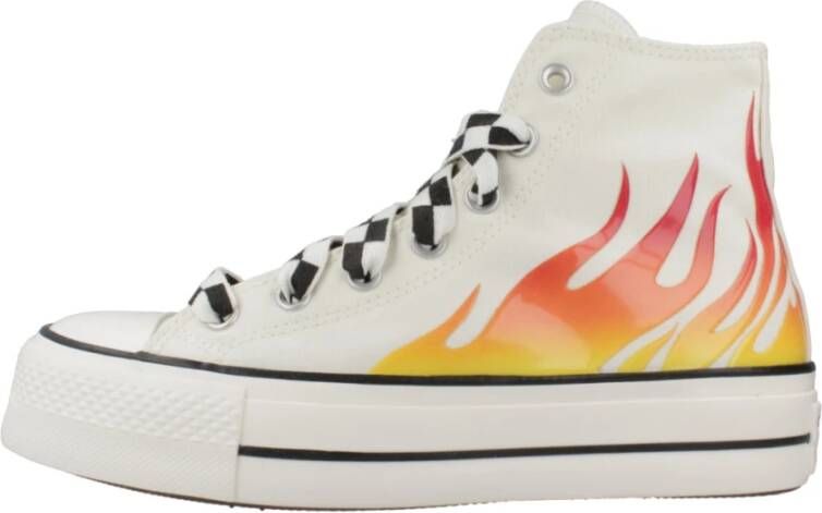 Converse Chuck Taylor All Star Taylor lift egret enamel red black maat: 36.5 beschikbare maaten:37.5 38 39 40 41 36.5 39.5 41.5