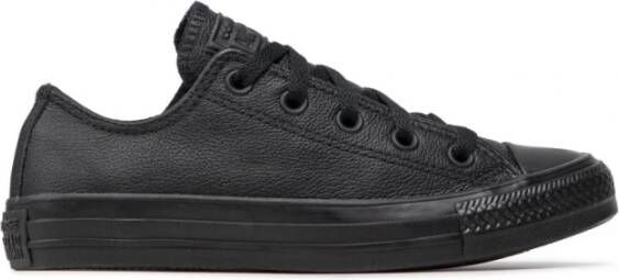 Converse Monochrome Tutta Nera Lage Sneakers Zwart Unisex