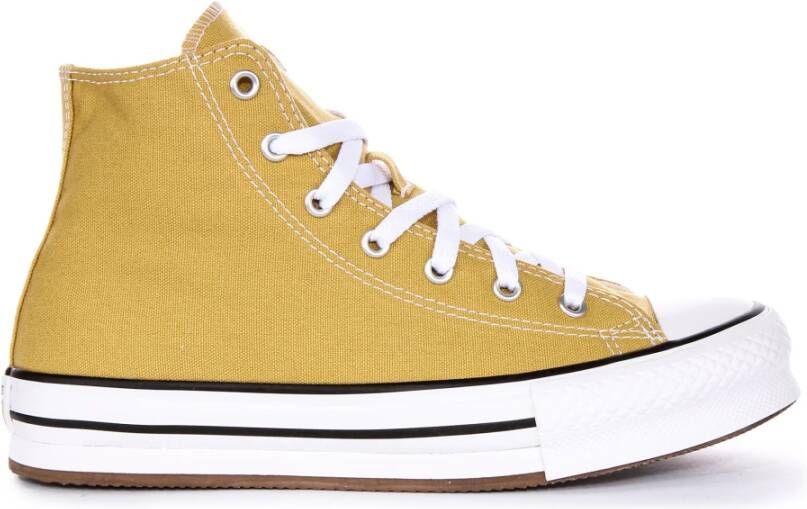 Converse Chuck Taylor Allstar Lift Geel Sneakers Meisjes