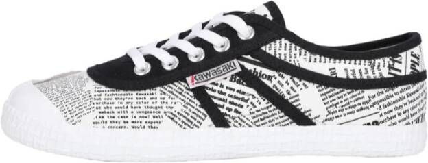 Converse News Paper Canvas Schoen Wit White Dames