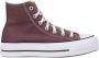 Converse Paarse Veterschoenen van Stof - Thumbnail 1