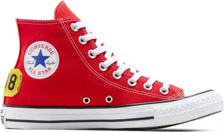 Converse Patchwork Suede Sneaker Red Heren